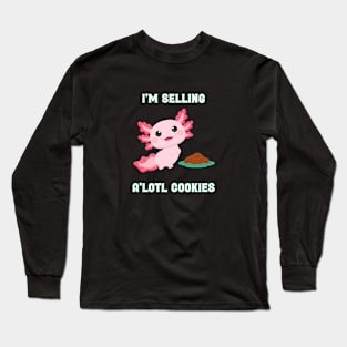 Axolotl Cookie Sale Long Sleeve T-Shirt